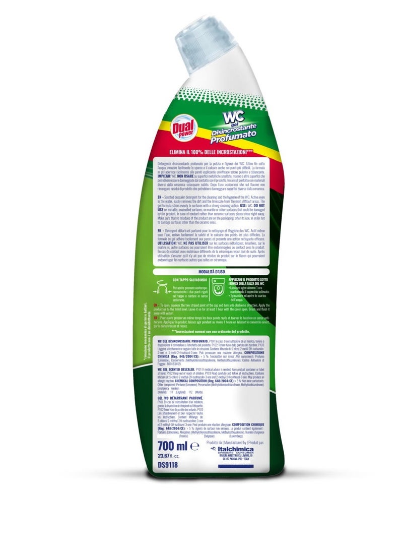 Dual Power Lime Scale Removing Gel 700 ML