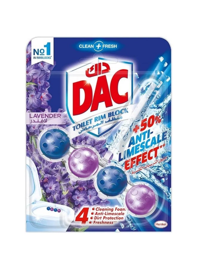Dac 24/7 Clean And Fresh Toilet Rim Block Lavender