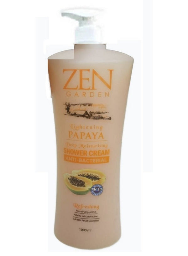 ZEN GARDEN Papaya Deep Moisturising Shower Cream
