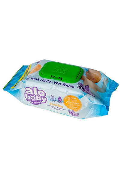 Alo Baby Economical Wet Wipes 120 Pcs