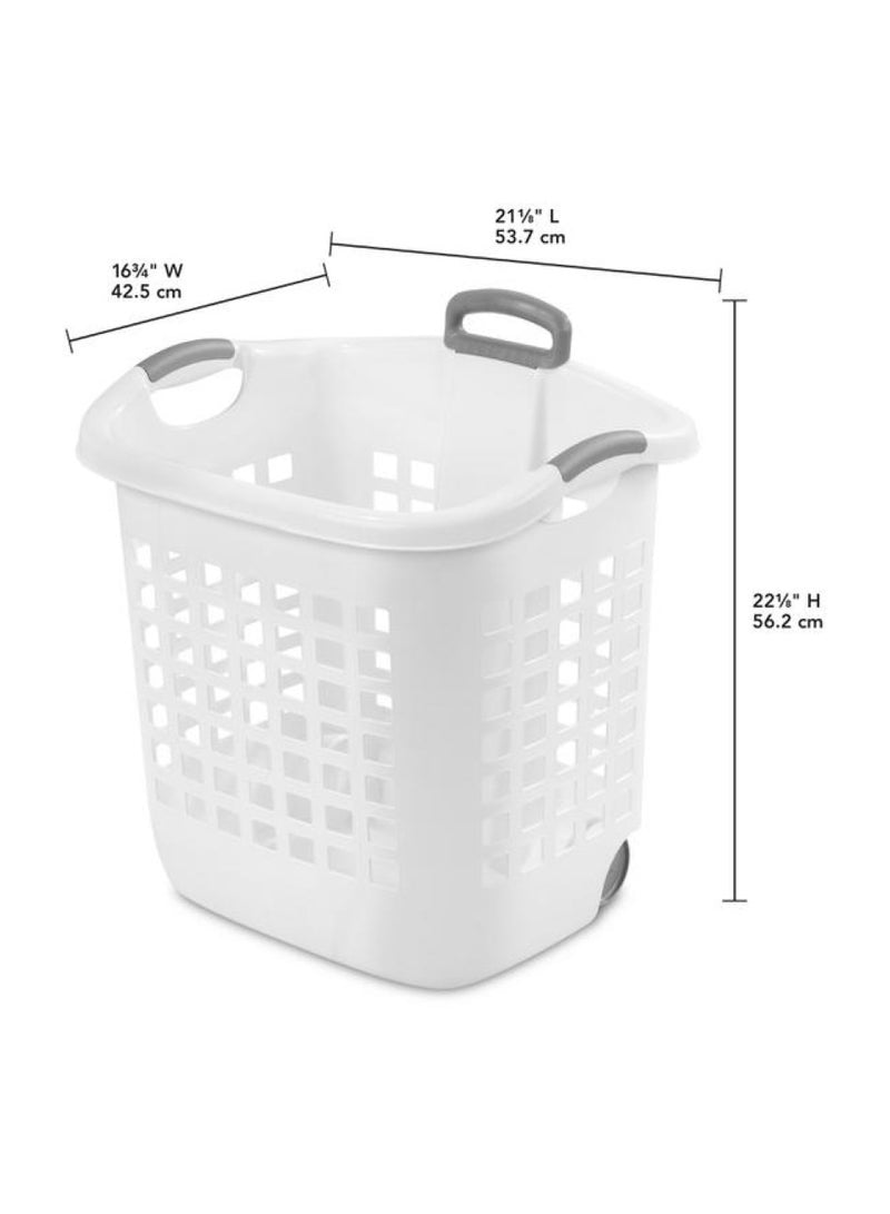 Sterilite Ultra Wheeled Laundry Basket 62L