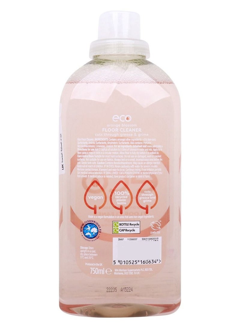 Morrisons Eco Floor Cleaner Orange Blossom 750ML