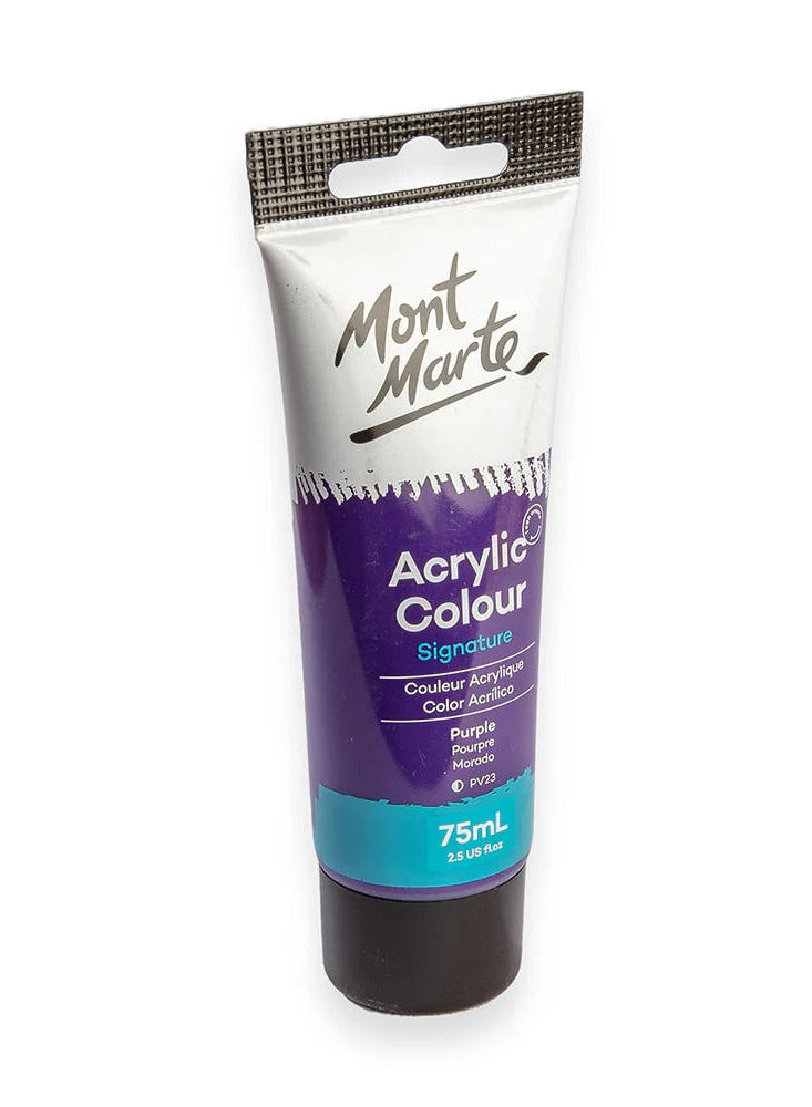 75ml tube, 75ml tube purple, acrylic, acrylic paint, acrylic paint 75ml, mont marte, paint, paint 75ml, paint 75ml tube, purple, signature, signature acrylic, signature acrylic paint, tube, tube purple