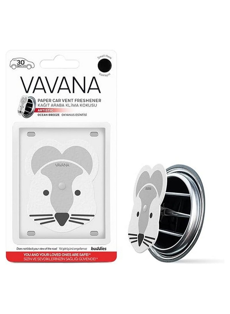 VAVANA Paper Car Vent Freshener Artistic