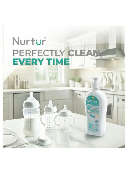 500ml, Baby Bottle Cleaning Liquid, Nurtur