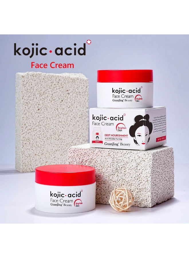 acid deep, acid deep nourishment, cream 50g, deep nourishment, deep nourishment firming, face cream, face cream 50g, firming face, firming face cream, guanjing beauty, kojic acid, kojic acid deep, nourishment firming, nourishment firming face, skincare