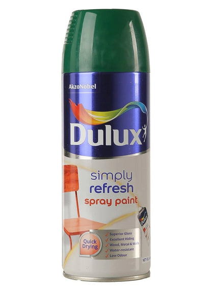 Dulux Simply Refresh Spray Paint Gloss Dark Green
