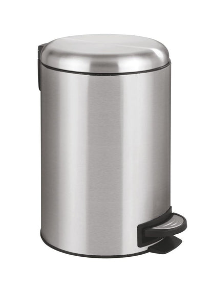 Wenko Pedal Bin Leman 12L Silver - Premium Quality