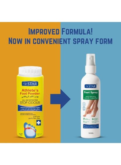 Star Foot Spray for Fresh Feet by Star
