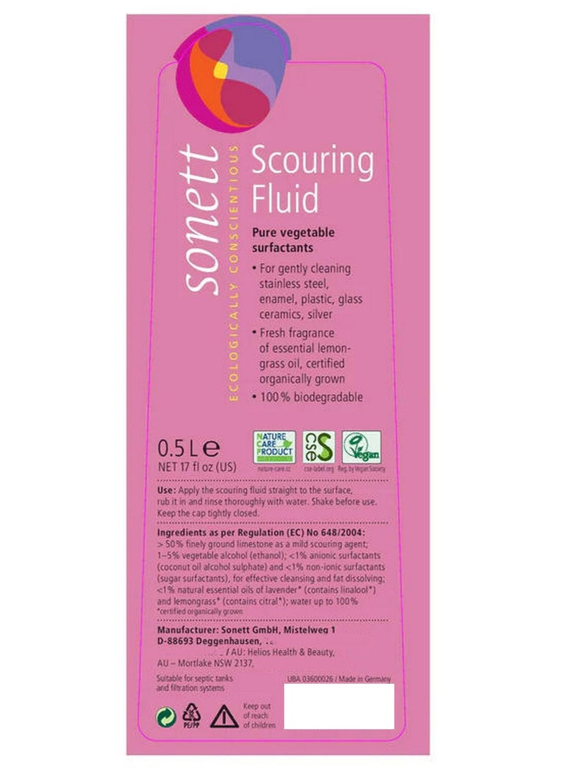 SONETT Scouring Fluid 500 ML - Eco-Friendly Cleaner