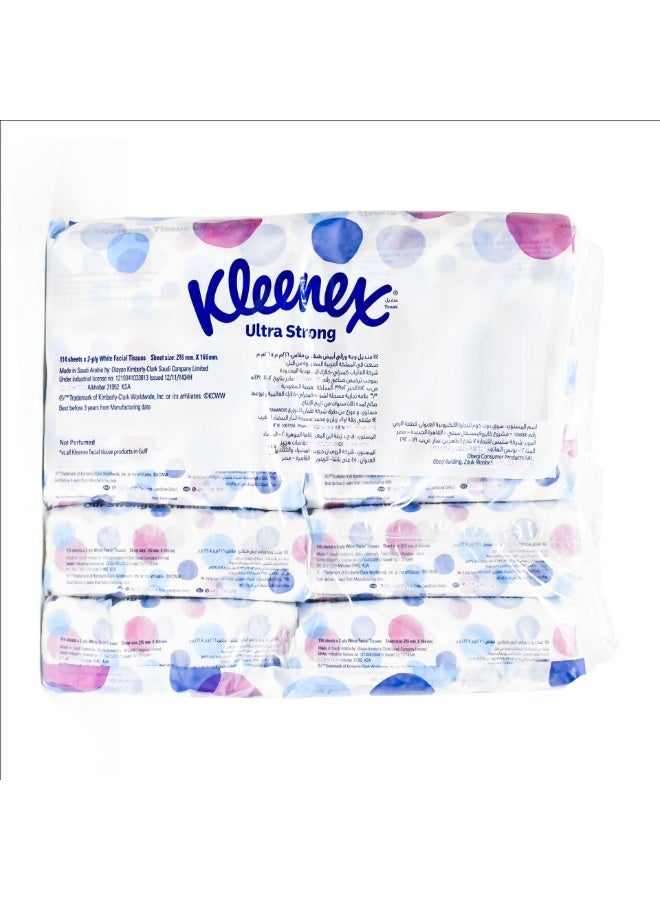 Kleenex Ultra Strong Facial Tissue - 10 Soft Packs