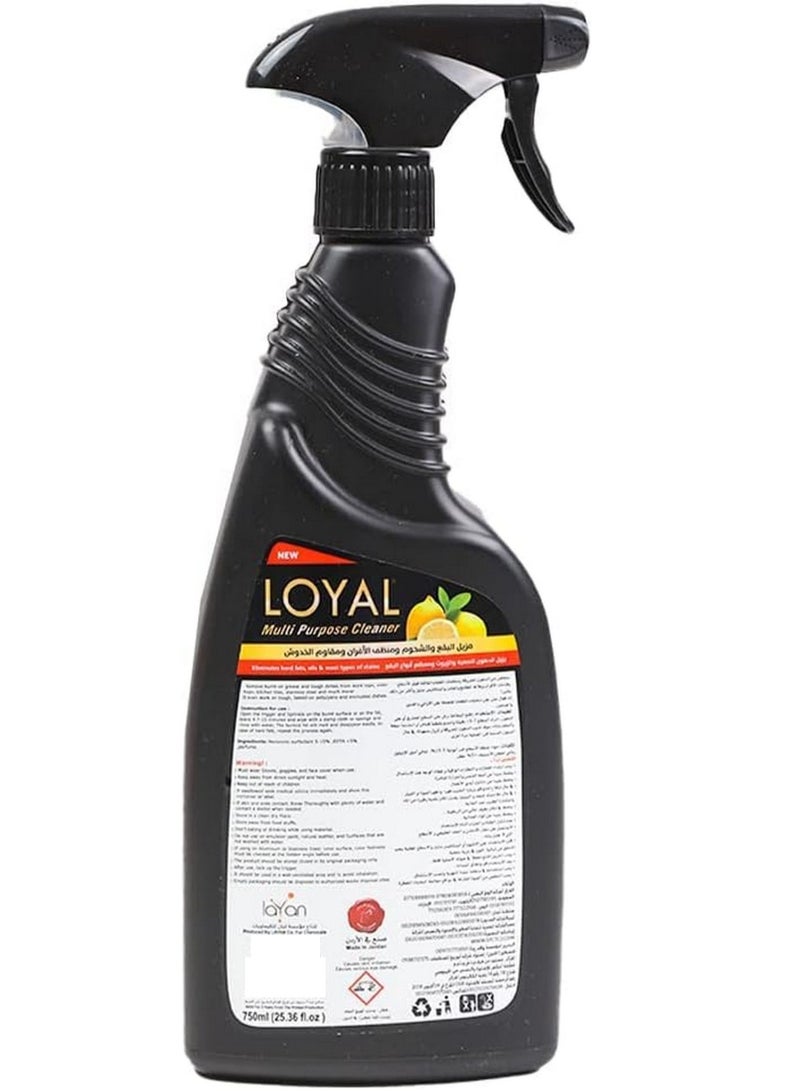 Loyal Multi Purpose Cleaner With Lemon Scent 750 ML