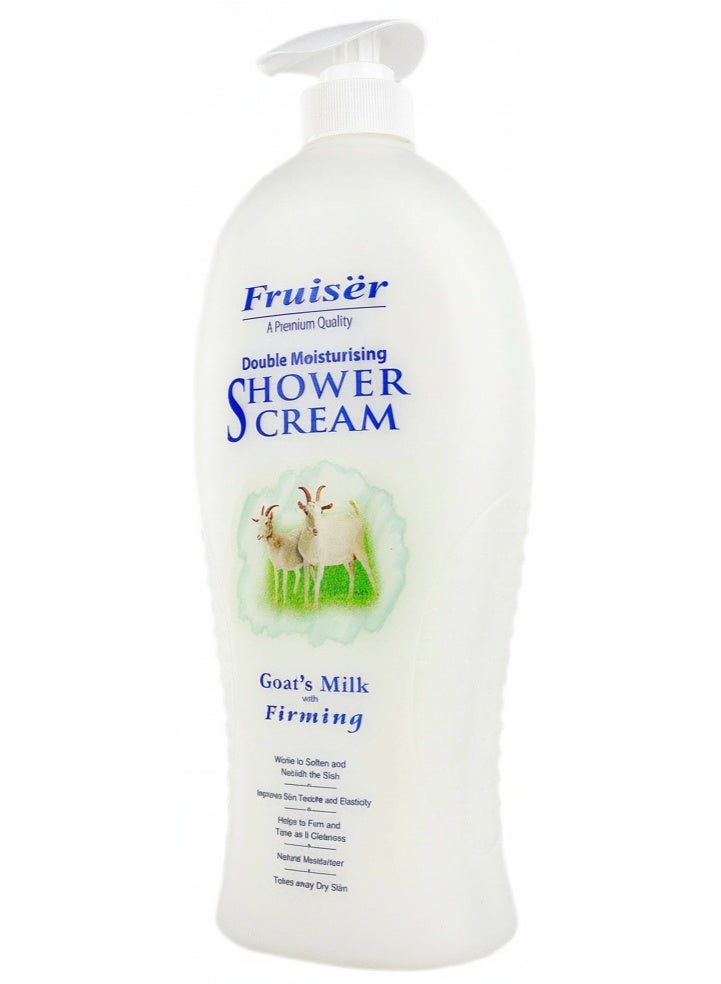 Fruiser Double Moisturising Shower Cream Goat's Milk 1000 ML
