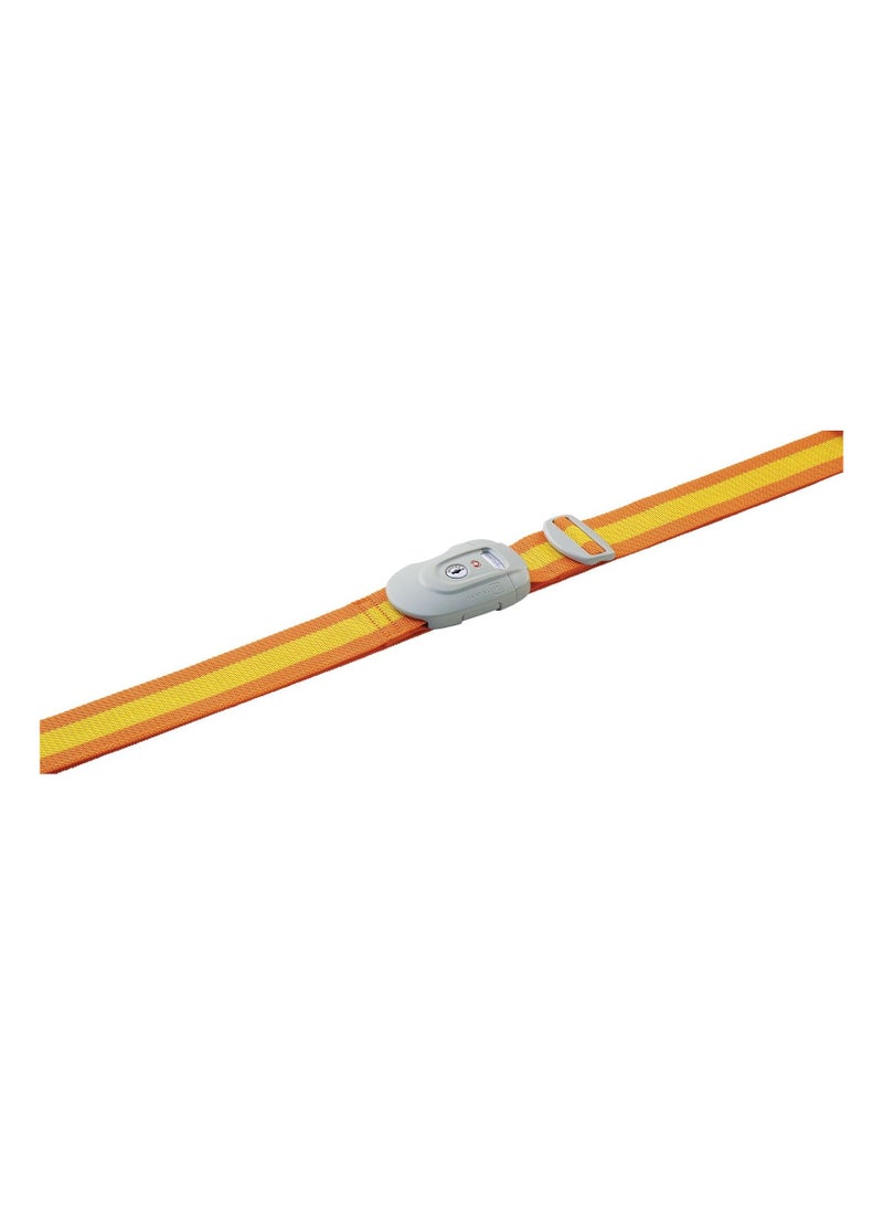 Go TRAVEL Lock Strap Orange Blue - Premium Luggage Security