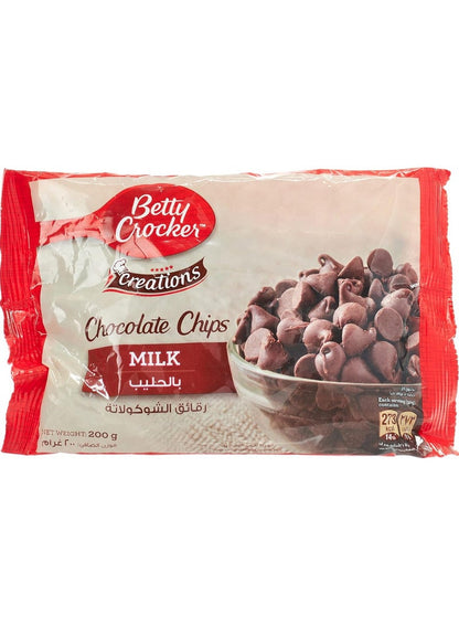 Betty Crocker Milk Chocolate Chips 200 G