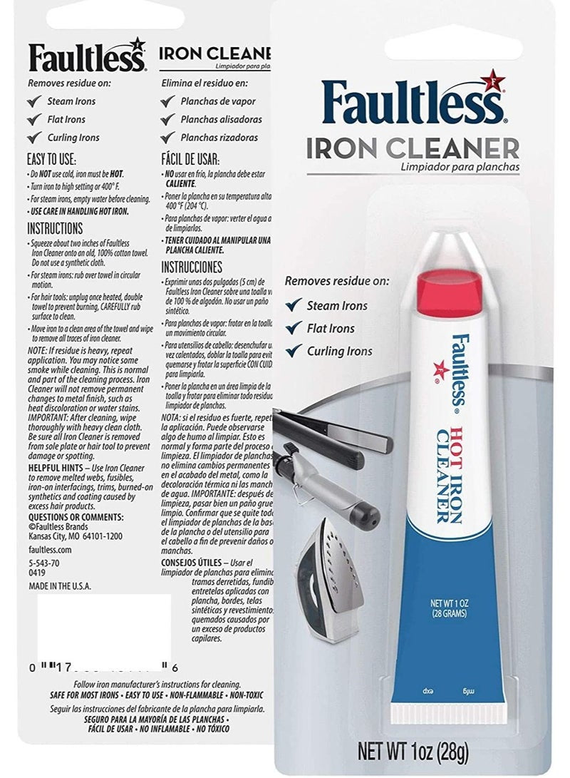 Faultless Hot Iron Cleaner 28G - Premium Care