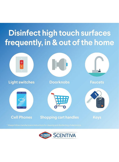 Clorox Scentiva Disinfecting Wipes 75Ct