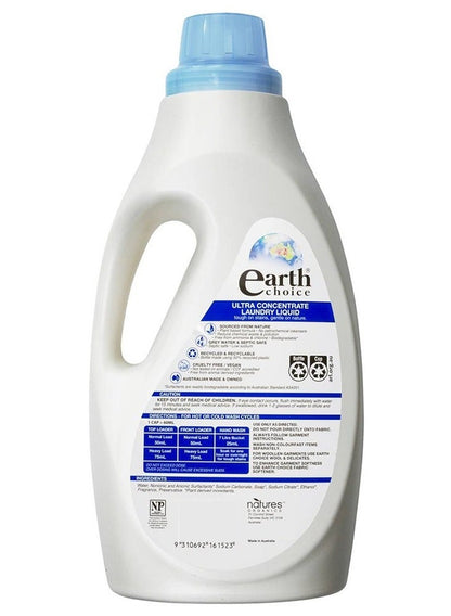 Earth Choice Ultra Concentrate Laundry Liquid 2L