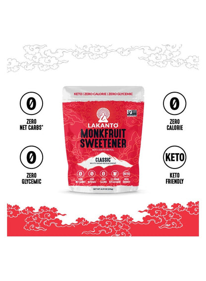 Lakanto Monkfruit Sweetener - White Sugar Replacement