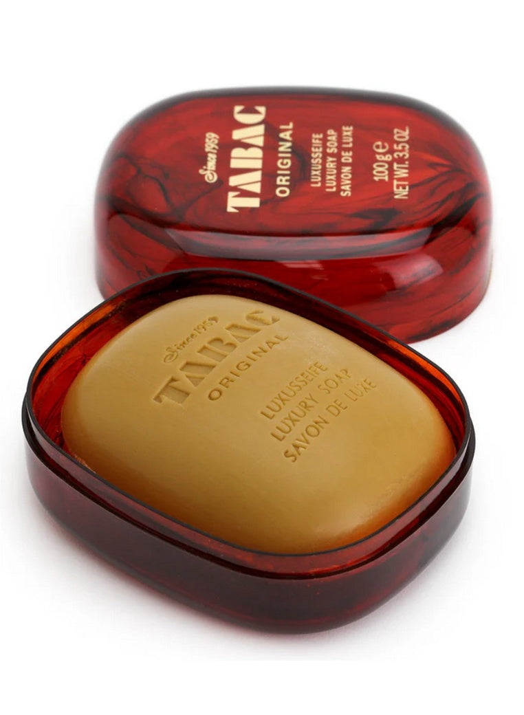 100g form, bar scent, bar soap, box 100g, cool dry, dermatologically tested, every day, home gym, keep skin, luxury soap, original luxury, original luxury soap, soap bar, solid bar, tabac