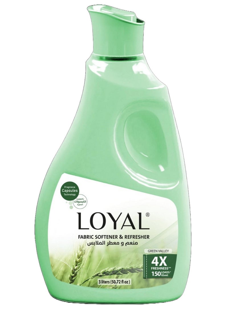 Loyal Fabric Softener Freshener Green Valley 3L