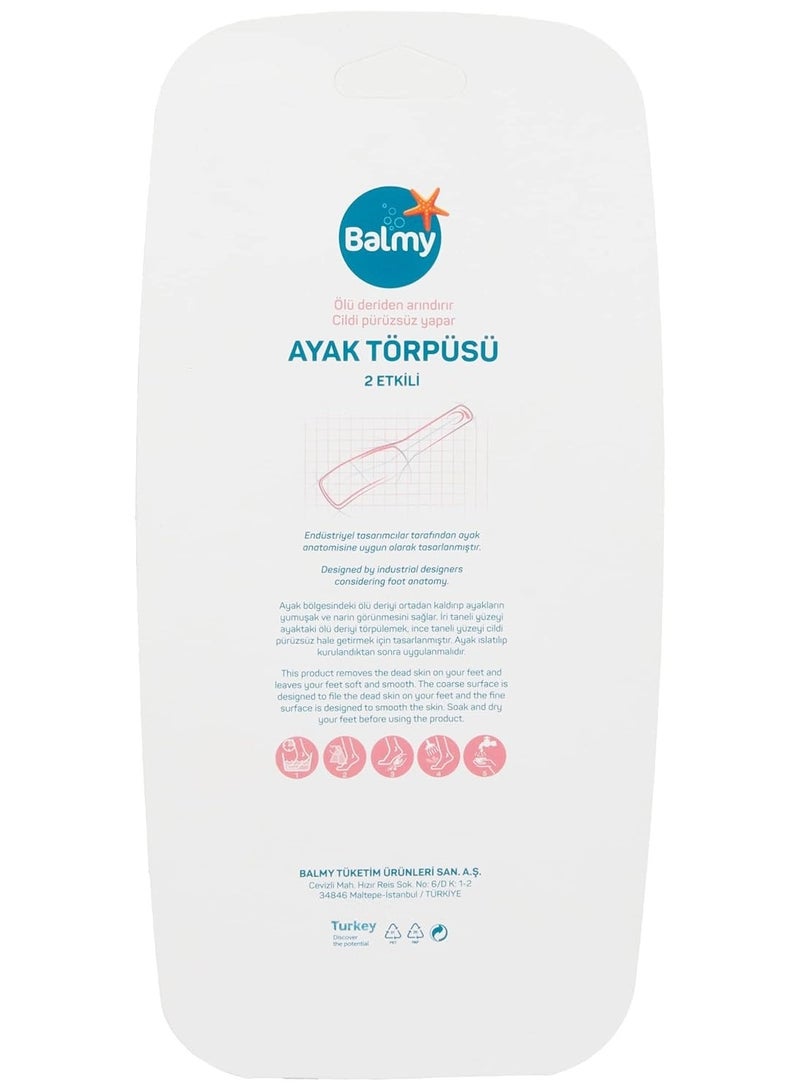 Balmy 2 In 1 Foot File for Smooth Feet