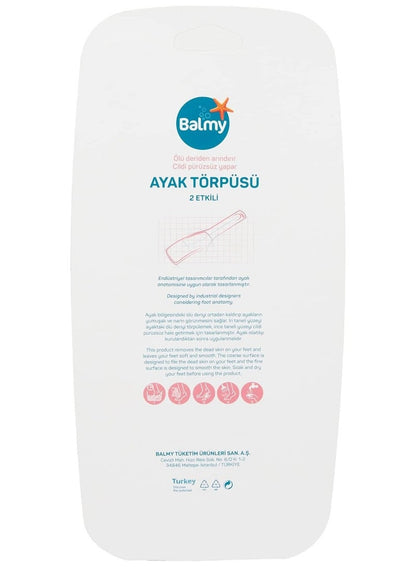 Balmy 2 In 1 Foot File for Smooth Feet