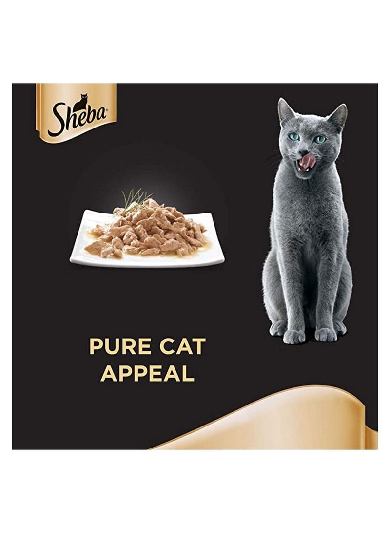 Sheba Fine Cuts with Poultry Cat Food 80G