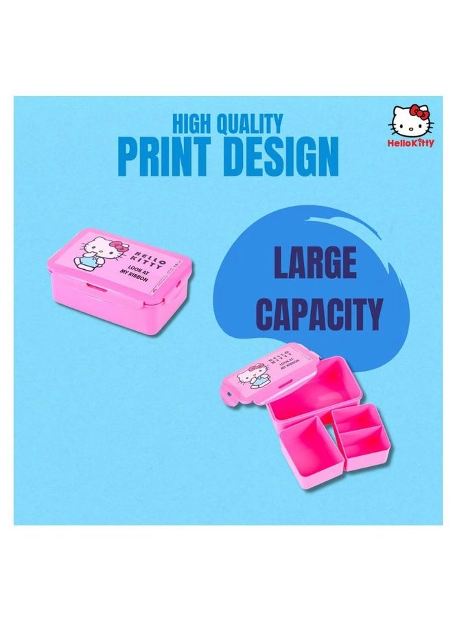 Hello Kitty Lunch Box with Removable Compartments - Trucare