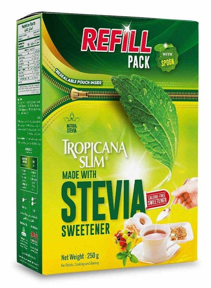 Tropicana Slim Stevia Sweetener Refill Pack 250 G