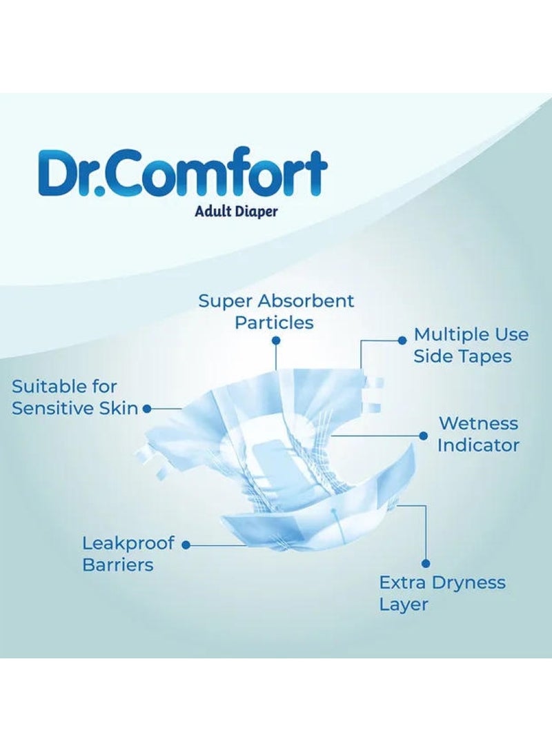 Dr. Comfort Large Adult Diaper 100-150cm