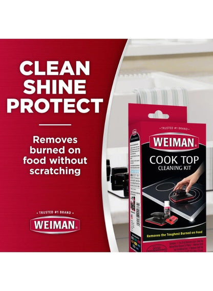 Weiman 5 In 1 Cook Top Cleaning Kit
