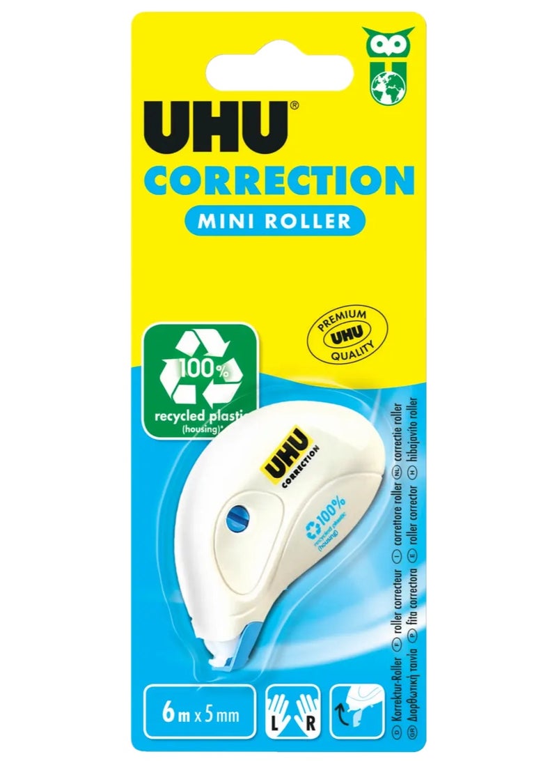 UHU Correction Mini Roller 6M X 5MM White