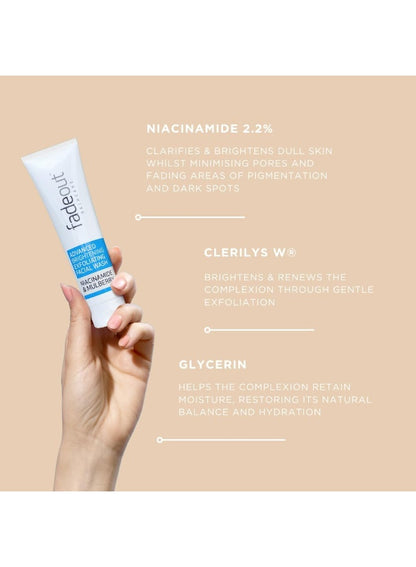 advanced whitening, advanced whitening exfoliating, dirt oil, exfoliating facial, exfoliating facial wash, facial wash, fadeout, niacinamide mulberry, pat skin, seed oil, skin dry, skin tone, skincare, whitening exfoliating, whitening exfoliating facial