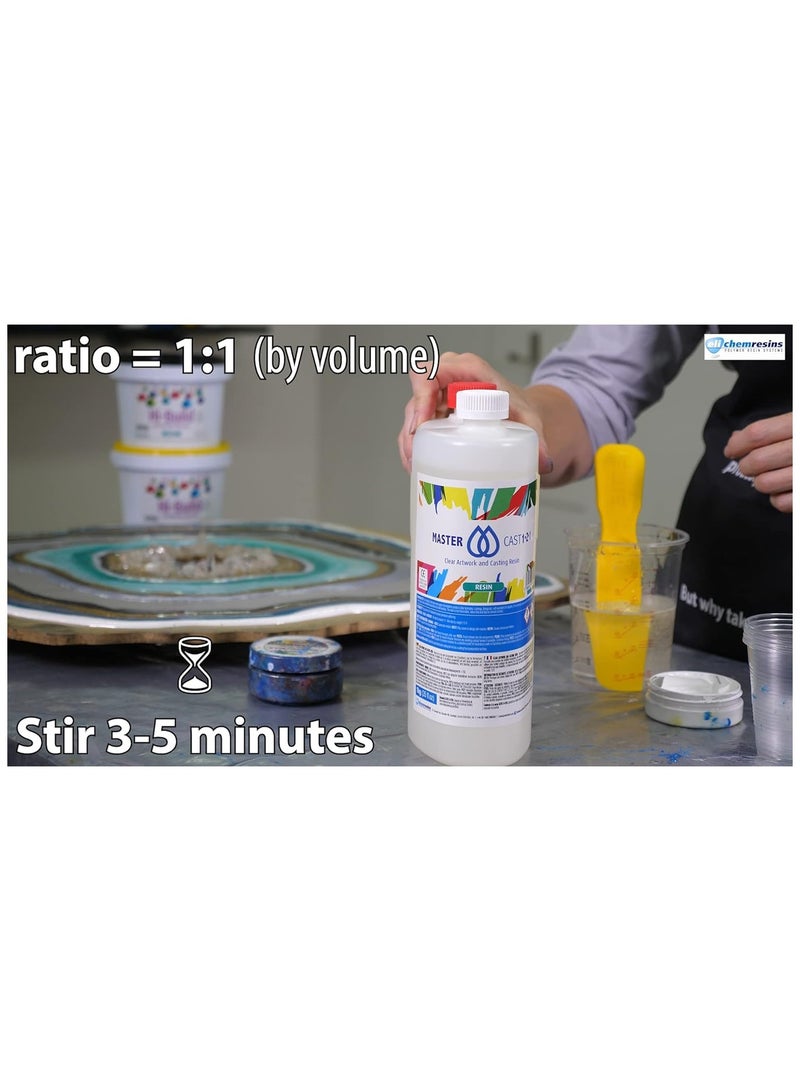 MASTERCAST 1-2-1 Clear Art Coating Resin 200 G