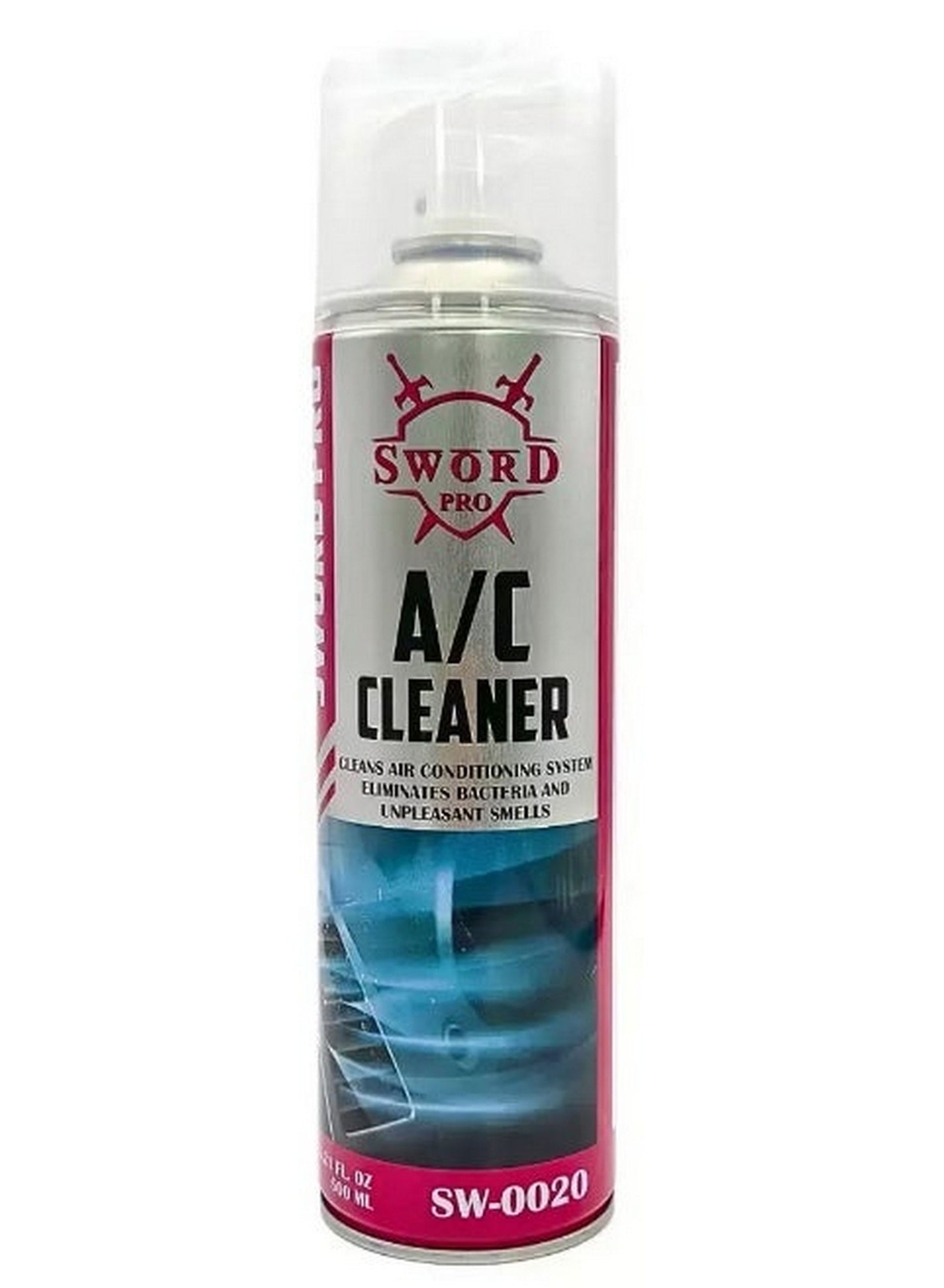 a c cleaner, a c cleaner 500ml, aerosol foam, air conditioning, cleaner 500ml, dirty sock&quot, pro a c, pro a c cleaner, quot dirty, reach deep, root causes, sanitize air, sock&quot smells, sword pro, sword pro a c