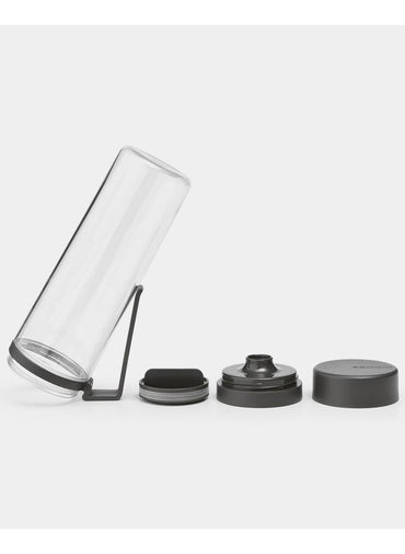 Brabantia Make & Take Water Bottle With Strainer Black 500 ML