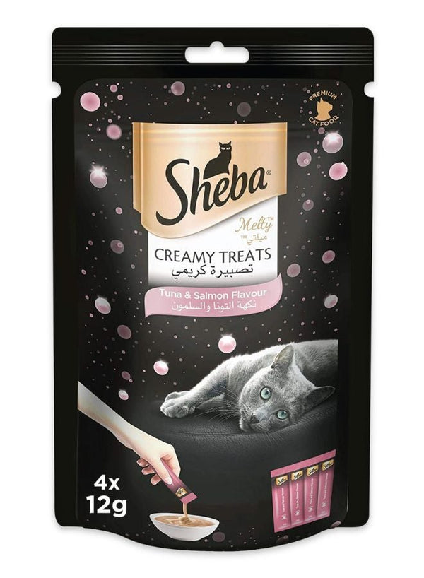 Sheba Melty Tuna And Salmon Treats 48g