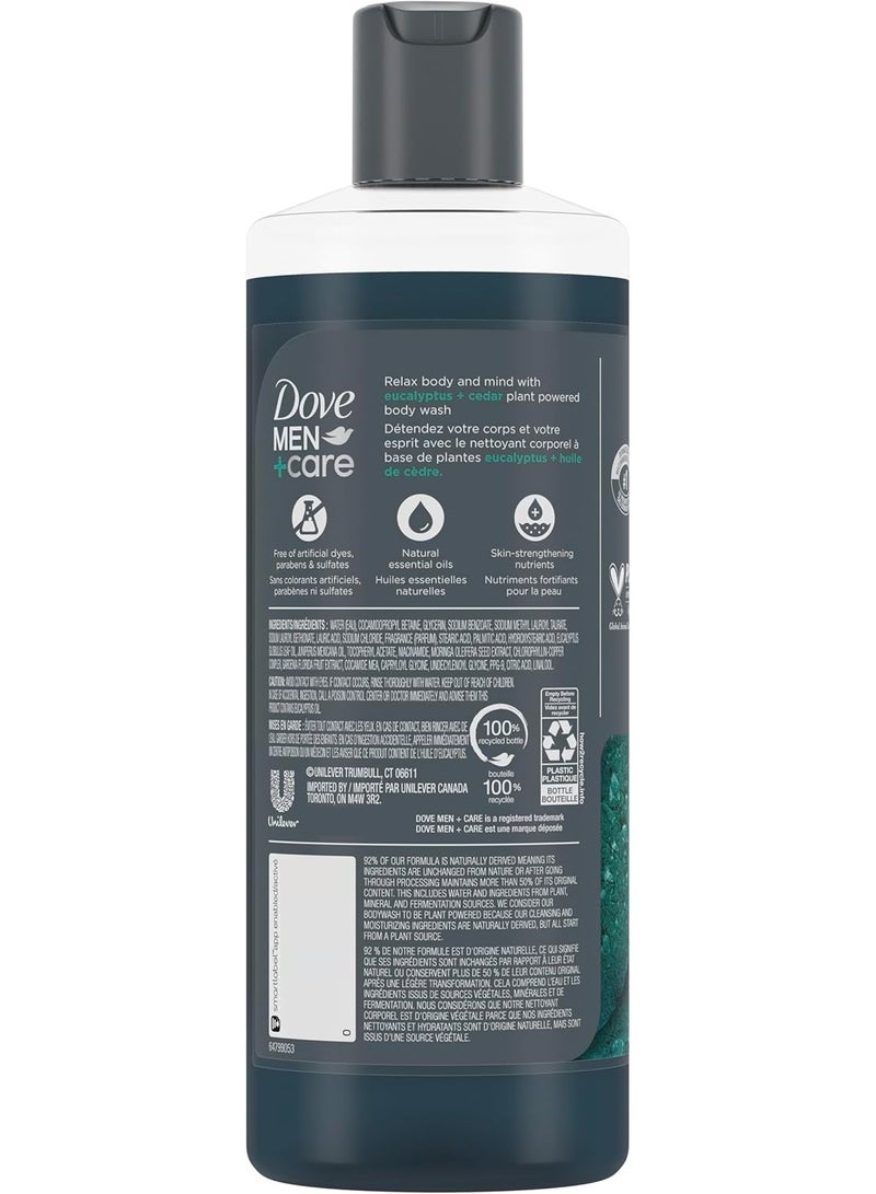 DOVE MEN +Care Body Wash Relax - Eucalyptus & Cedar