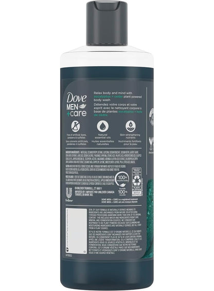 DOVE MEN +Care Body Wash Relax - Eucalyptus & Cedar