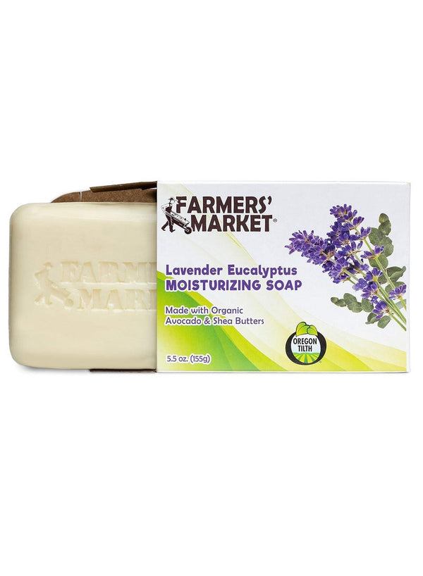 Farmers Market Lavender Eucalyptus Soap 155G