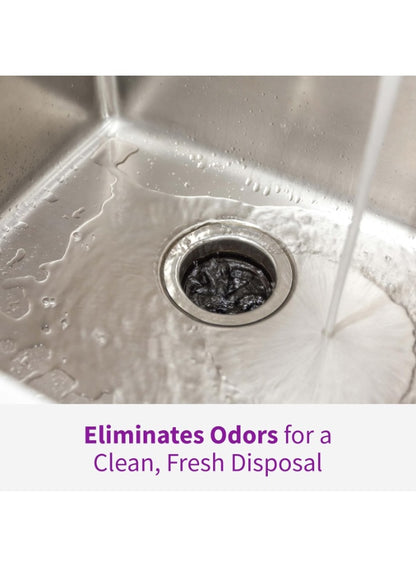 bio-enzymatic formula, clean fresh, clean fresh disposal, cleaner pods, disposal cleaner, food waste, fresh disposal, lavender-scented disposal, leftover food, leftover food waste, pipe cleaner, pipe cleaner pods, pods lavender-scented, rejuvenate, remove