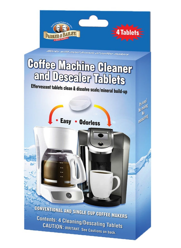 Parker & Bailey Coffee Machine Cleaner & Descaler Tablets