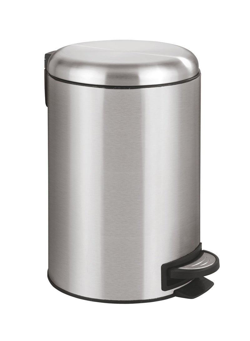 Wenko Pedal Bin Leman 12L Silver - Premium Quality