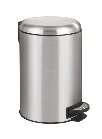 Wenko Pedal Bin Leman 12L Silver - Premium Quality