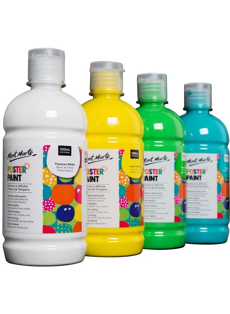 Mont Marte Poster Paint 500 ML Carmine