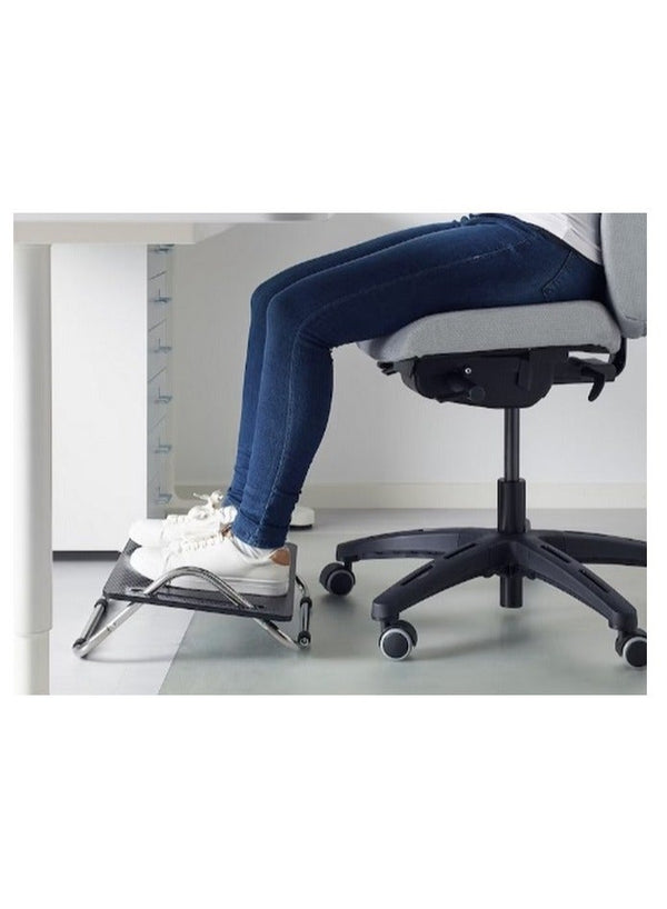 Comfortable Foot Rest Black - Generic