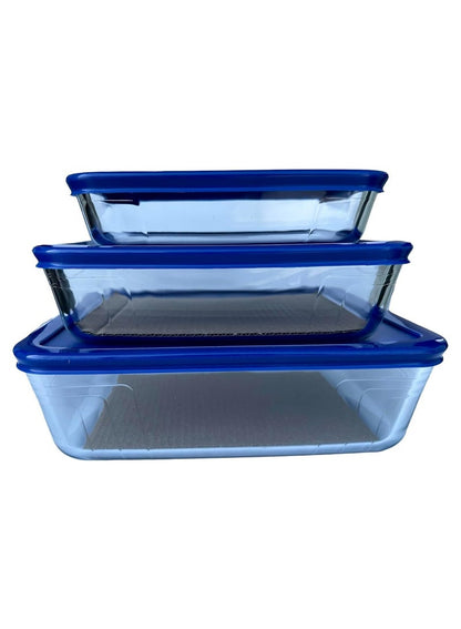 Premium Pyrex Glass Food Storage Containers