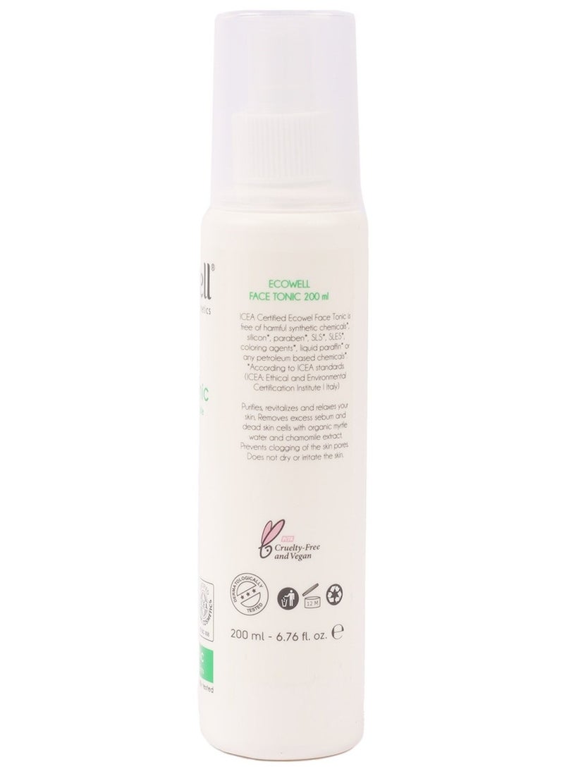 ECOWELL Organic Chamomile Face Tonic 200 ML
