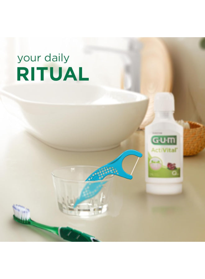 avoid gum, care type, daily oral, floss type, fresh mint, grip floss, gum line, home work, mint waxed, oral care, sunstar, take one, teeth move, travel eco, type waxed
